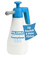 GLORIA FoamyClean 100 – Kompakter Schaumsprüher für effiziente Reinigung im Haushalt | 1 L Kapazität | Individuell anpassbarer Schaum | Ideal für Bad, Küche, Fenster & mehr