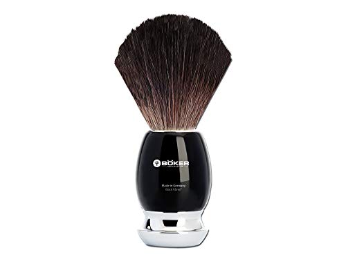 Böker Blaireau de Rasage Fibre Noire 04BO125 pinceau barbe synthétique