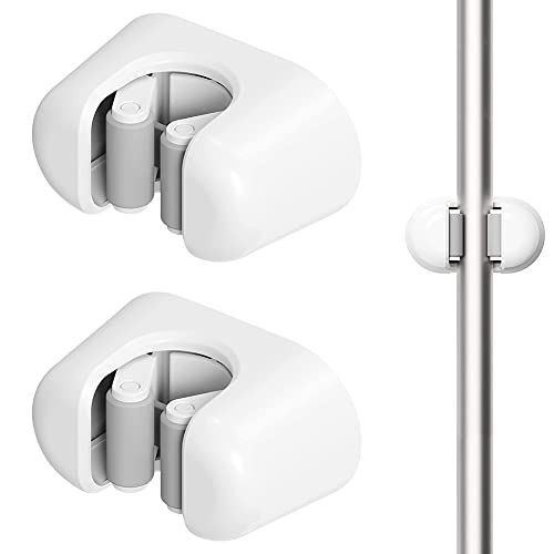 Besenhalter Selbstklebend,Hilloly 2 Stück Wandhalterung Selbstklebend,Tool...