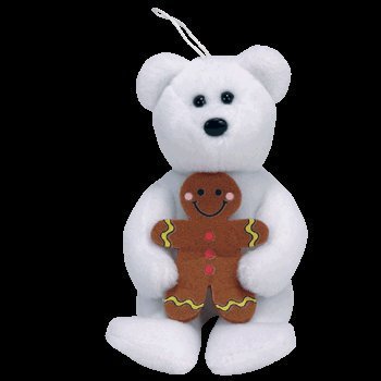 Ty Beanie Babies Goody Holiday Teddy Bear Jingle Beanie Baby