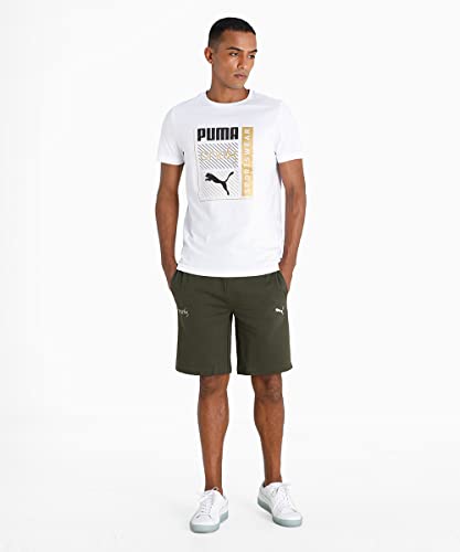 Image of PUMA Men's Polyester Regular Fit T-Shirt
