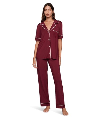 Image of Eberjey Gisele Short Sleeve Pant PJ Set