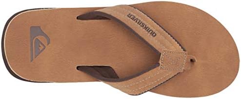 Quiksilver Men's Flip-Flop, Tan-Pattern_1 Carver Nubuck, 8 | Image 4