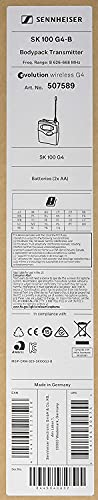 Sennheiser SK 100 G4 B émetteur 626 668 MHz - vue 3
