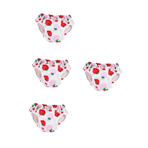 LIFKOME 4 Juegos Bañadores Impermeables Para Juguete Pequeño Bebés Lavable Piscina Ropa De Baño Para Bebé Quinielas Nadadores Nadar Nylon Rojo 2 Piezas * 4