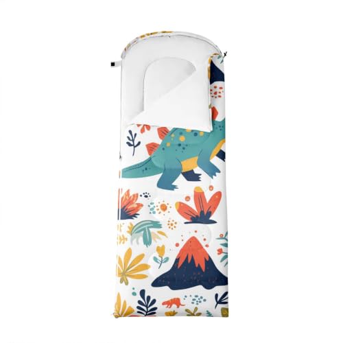 Erosebridal Bolsa de Dormir Dinosaurio, Colorido y Cute para Niños y Niñas miniatura 3