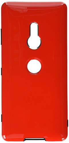 イングレム Xperia™ XZ3 TPUソフトケース Colorap/レッド IN-RXZ3CP1/R