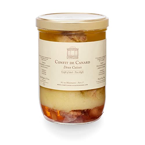COMPTOIR DE LA GASTRONOMIE -Confits de Canard des Landes 2 Cuisses - Bocal de 0,390Kg Cover