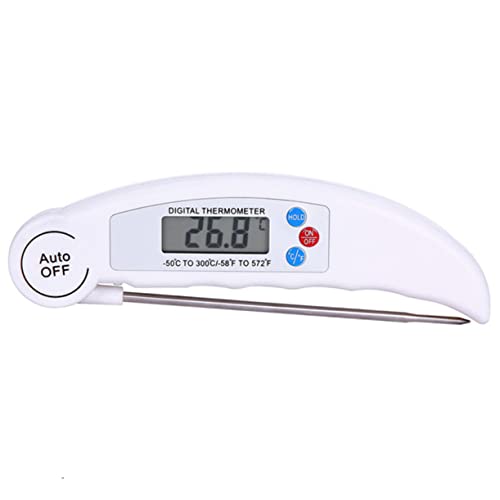 OUNONA Digital Meat Thermometer Cooking Probe for BBQ Kitchen Thermometer for Grilling Instant Read Food Thermometer for Frying and Baking