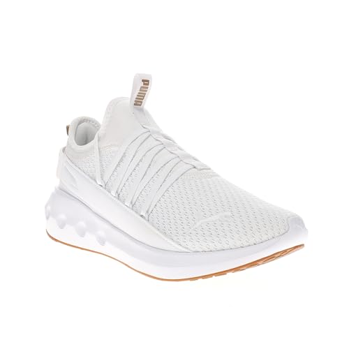 PUMA Mens Softride Carson Fresh Knit Lace Up Sneakers Shoes Casual - White2