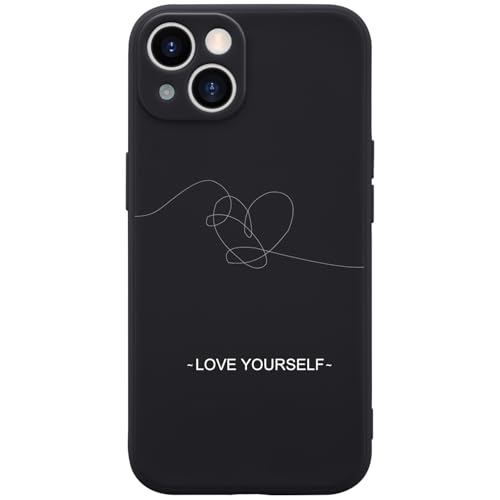 Coque pour iPhone 14 fleurie en gel silicone pour le quotidien