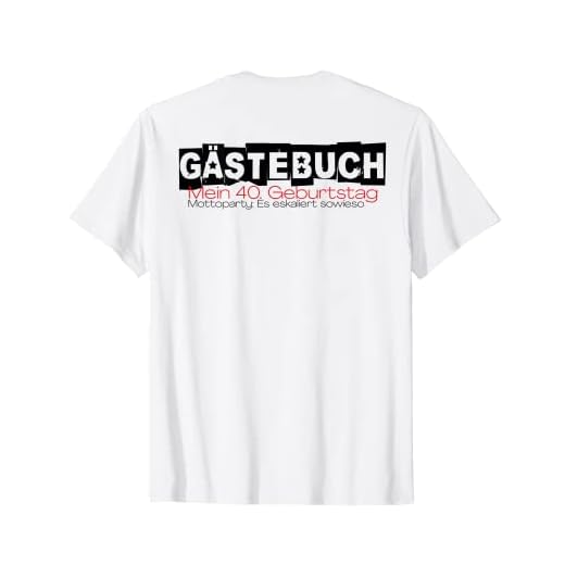 Libro de visitas para 40 cumpleaños, regalo divertido Camiseta