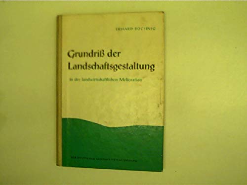 Grundriss der Landschaftsgestaltung in der landwirtschaftlichen Melioration