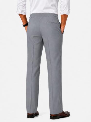 Cotton Scotch Men's Gray Formal Trouser Steel Grey - Image 7