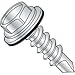 Titan Fasteners #12 x 1" Teks Self-Drilling Screw - Hex Washer Head - #3 Pt - Steel - Zinc Plated - Pkg of 100