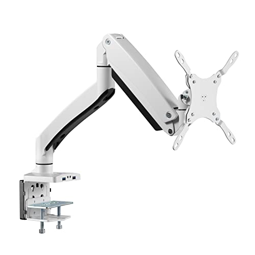 SIIG CE-MT3H11-S1 Heavy Duty Gas Spring Aluminum Desk Monitor ARM0.