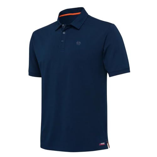 Beretta Tech Corporate Polo SS Large Blue Total Eclipse2