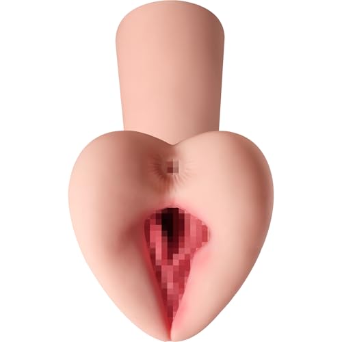 Vagina Tascabile Realistica per Uomo, Profonda 16 cm, Masturbazione Realistica, Consistenza Morbida e Carnosa, Masturbatore 2 In 1 per L'Allenamento del Pene, Sex Toy per Uomo, 1,1 kg