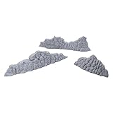 EnderToys Tall Rock Formations, 3D Printed Tabletop RPG Scenery and Wargame Terrain for 28mm Miniatures