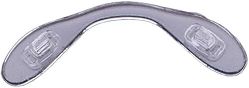 Miniatura 1 de BEHLINE Almohadillas de nariz de repuesto para mujeres y hombres, funda de silicona suave para lentes de lectura, transparente
