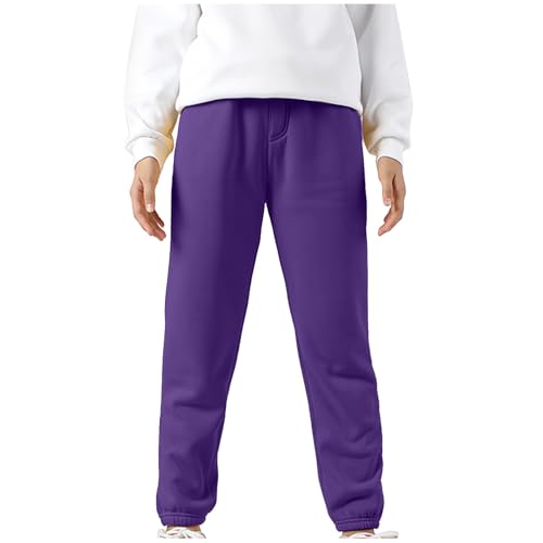 Girls Sweatpants High Waisted Drawstring Cinch Bottom Workout Pants Loose Casual Athletic Jogger Pants with Pockets4