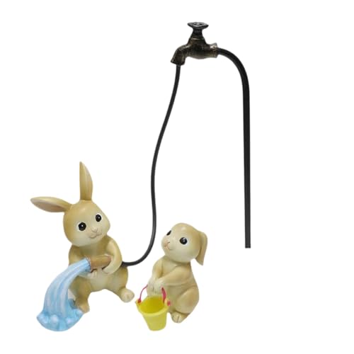 Figurine d'animaux en résine à l'extérieur, haute résistance pour cour - 8