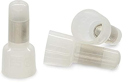 Rpi shop - Transparent CE2 Protective Closed End Wire Crimp Cable Connector Cap Pack of 200 Pcs