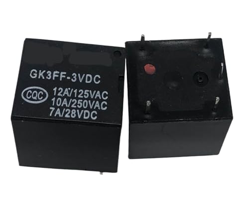 Relé de 5 pines GK3FF-3VDC T73-1C microrelé conmutador miniatura para proyectos de electrónica
