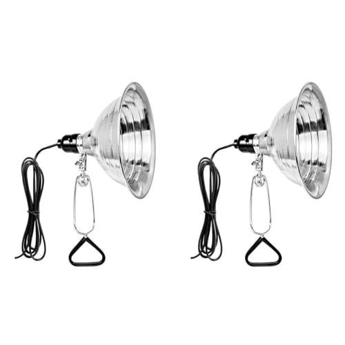 Reflector para reptiles que evita pérdidas de calor con abrazadera ajustable de aluminio 2