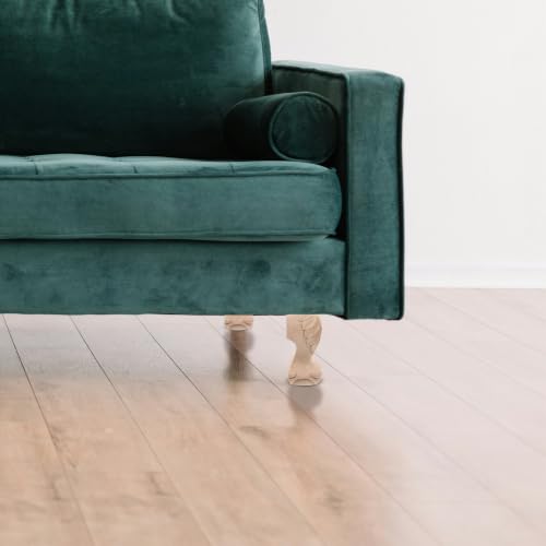 Patas de madera de diseño tallado elegante para armarios y sofás 7