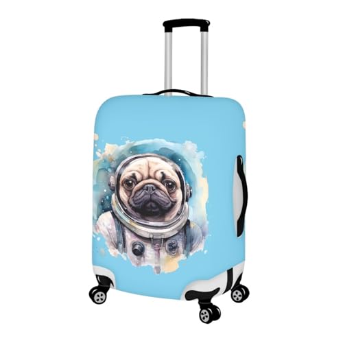 Uasibuni Trendy Luggage Cover with Spray Paint Dog Pattern Travel Luggage Protector for Girls Boys Suitcase Cover for 18"-32"Luggage2