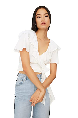 Blouse femme Trendyol chemisier manches volumes amples coupe fluide moderne