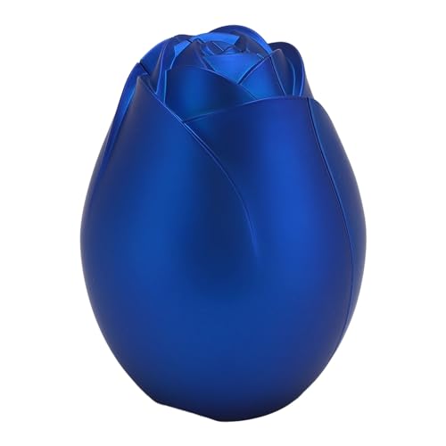 Rose Ring Box Niebieski unikalny matowy wykończenie aksamitne podszewka biżuteria wyświetlacz etui ślub Propozycja zaręczynowa rocznica Pirek plastikowy aksamit 7,3x5,5 cm