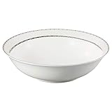 Lorren Home Trends La Luna Bone China 57-Piece Silver Embossed Design Dinnerware Set Thumb #2