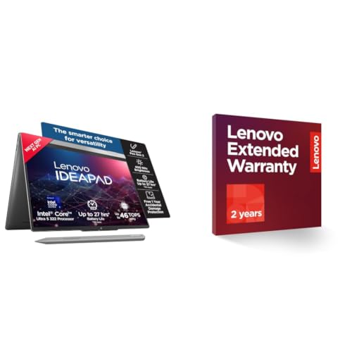 Image of Lenovo IdeaPad 5 2-in-1 Convertible Laptop Intel Core Ultra 5 322 16GB RAM 512GB SSD 14 inch (35.5cm) WUXGA IPS Copilot+PC Windows 2 Year Onsite Warranty + Accidental Damage Protection