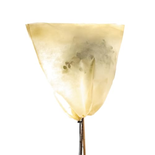 Bio Green Sacco di Protezione Invernale per Piante, Beige