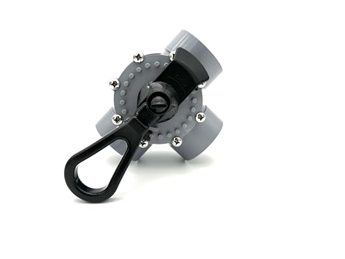AppaeTech 3-Port 2 to 2-1/2-Inch Positive Seal NeverLube Valve, Compatible With Jandy 2875 3-Port 2 to 2-1/2-Inch Positive Seal Pump Valve. CPVC. Compatible With Pentair 3 port Valve 263028.