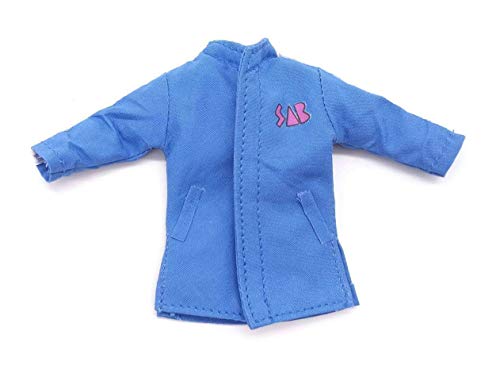 FIGLot 1/12 Scale Miniature Custom Handmade Blue Track Jacket for SH Figuarts Son Goku