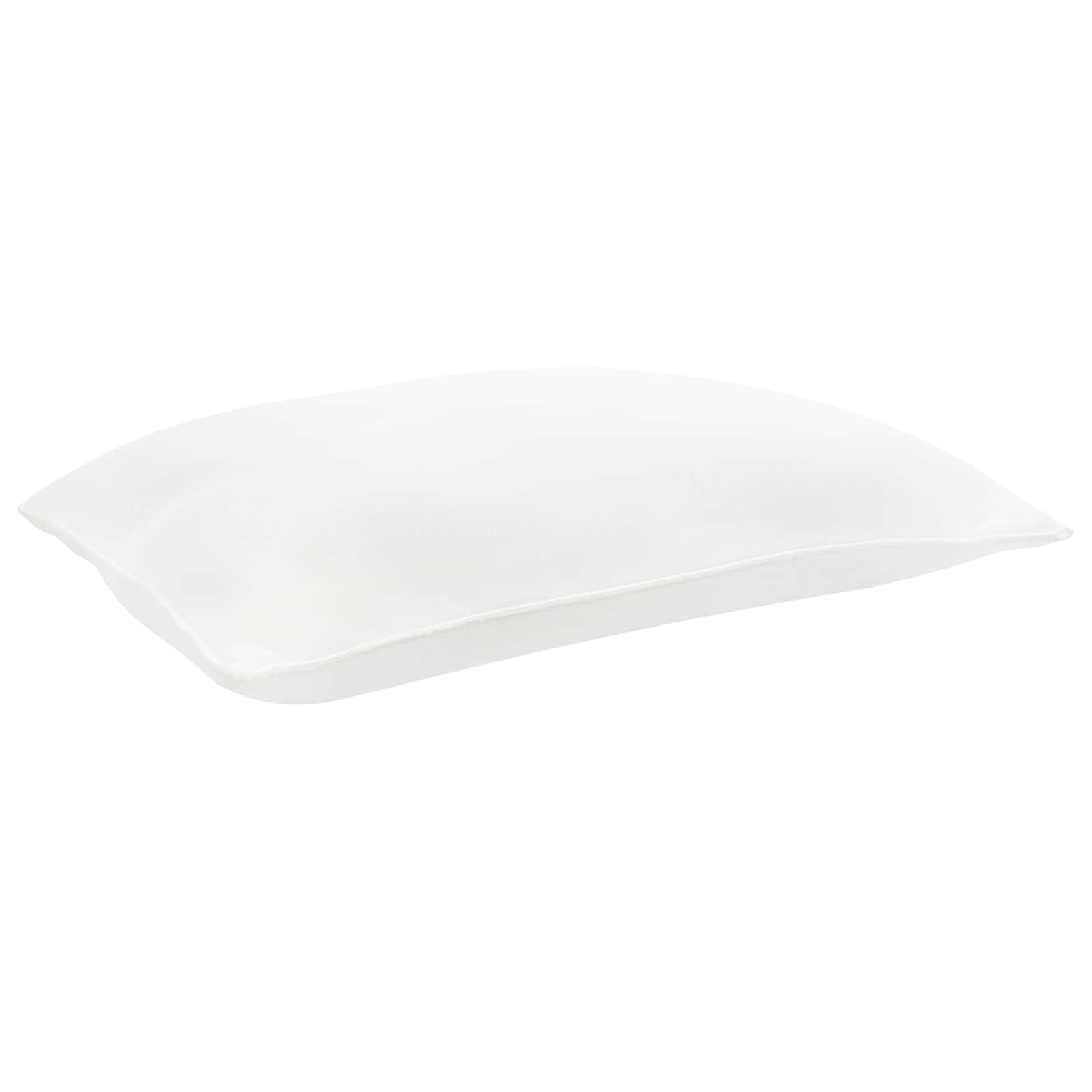 Shread poduszka do spania, biała, 70 x 50 x 18 cm, pianka Visco, ergonomiczna poduszka pod kark, pianka memory, poduszka do spania na boku, poduszka do spania na brzuchu, na plecach