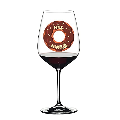 Verres à vin en forme de donuts 325ml pour pendaison de crémaillère - 3