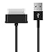 kwmobile Cavo USB Compatibile con Samsung Galaxy Tab 1/2 10.1/Tab 2 7.0/Note 10.1 - Cavo USB 2.0 per Ricarica Tablet 30 Pin Cavetto trasferimento Dati Tab - Nero