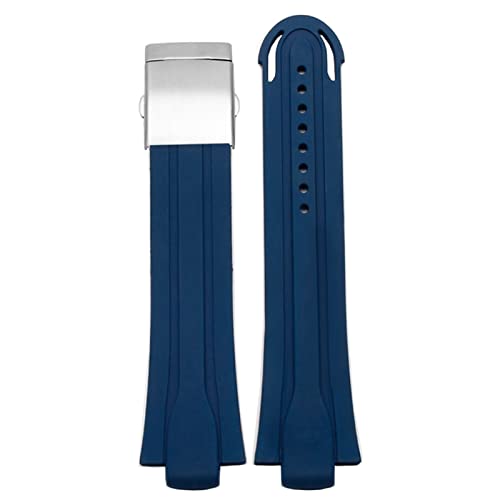 Bracelet montre caoutchouc 24mm résistant à l'eau pour remplacer un bracelet usé