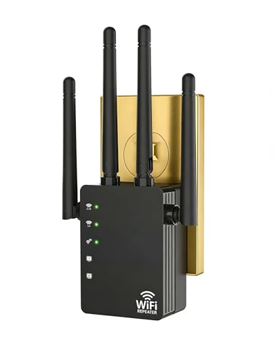 WiFi Extender Signal Booster for Home, WiFi Extender, Long Range up to 12880 Sq Ft and 105 Devices, Internet Extender WiFi Booster, WiFi Repeater with Ethernet Port, Signal Booster