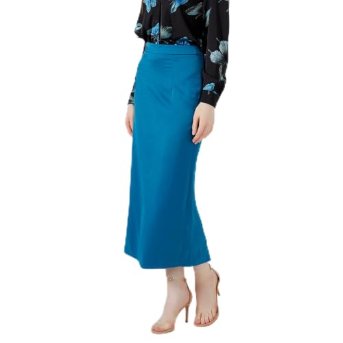 Jupe droite midi pour femme vêtement mi-long tendance mode urbaine élégante