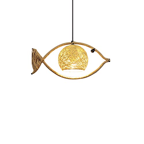 Lustre chinois en poisson pour décoration hôtel créative