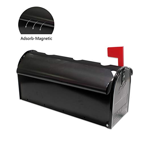 senya Home Garden Polka Dot Black Pattern Magnetic Mailbox Cover Standard - Thumbnail 5