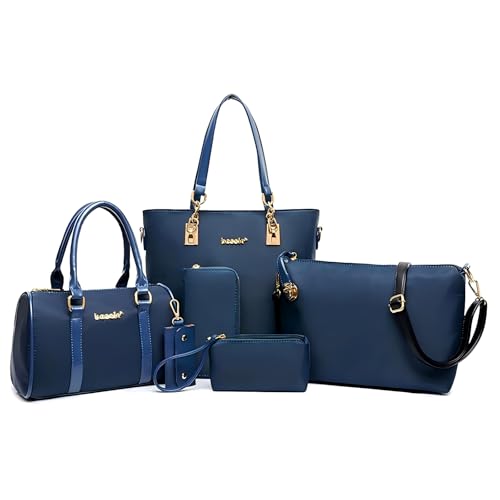 Lengender Donna Moda Set di 6 Borse in Pelle PU