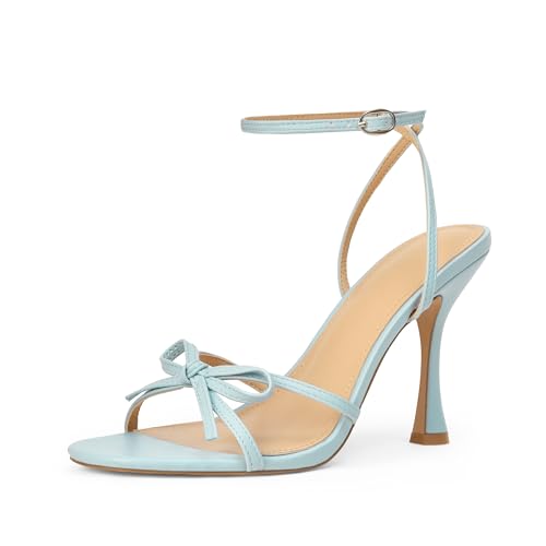 Image of iiimmu Women's Bow Heels 4 IN Stiletto Heeled Sandals for Women