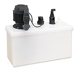 dichtungslose Pumpe SHA 70N - Sole-Hebeanlage - steckerfertig, bestehend aus Sammeltank, Eintauchpumpen und Niveausteuerung für Klimaanlagen und Wärmepumpen