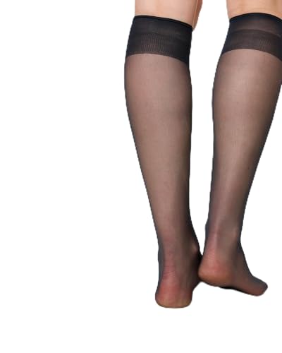 Nur Die - Pack de 5 calcetines para mujeres, color negro (schwarz 094), talla única